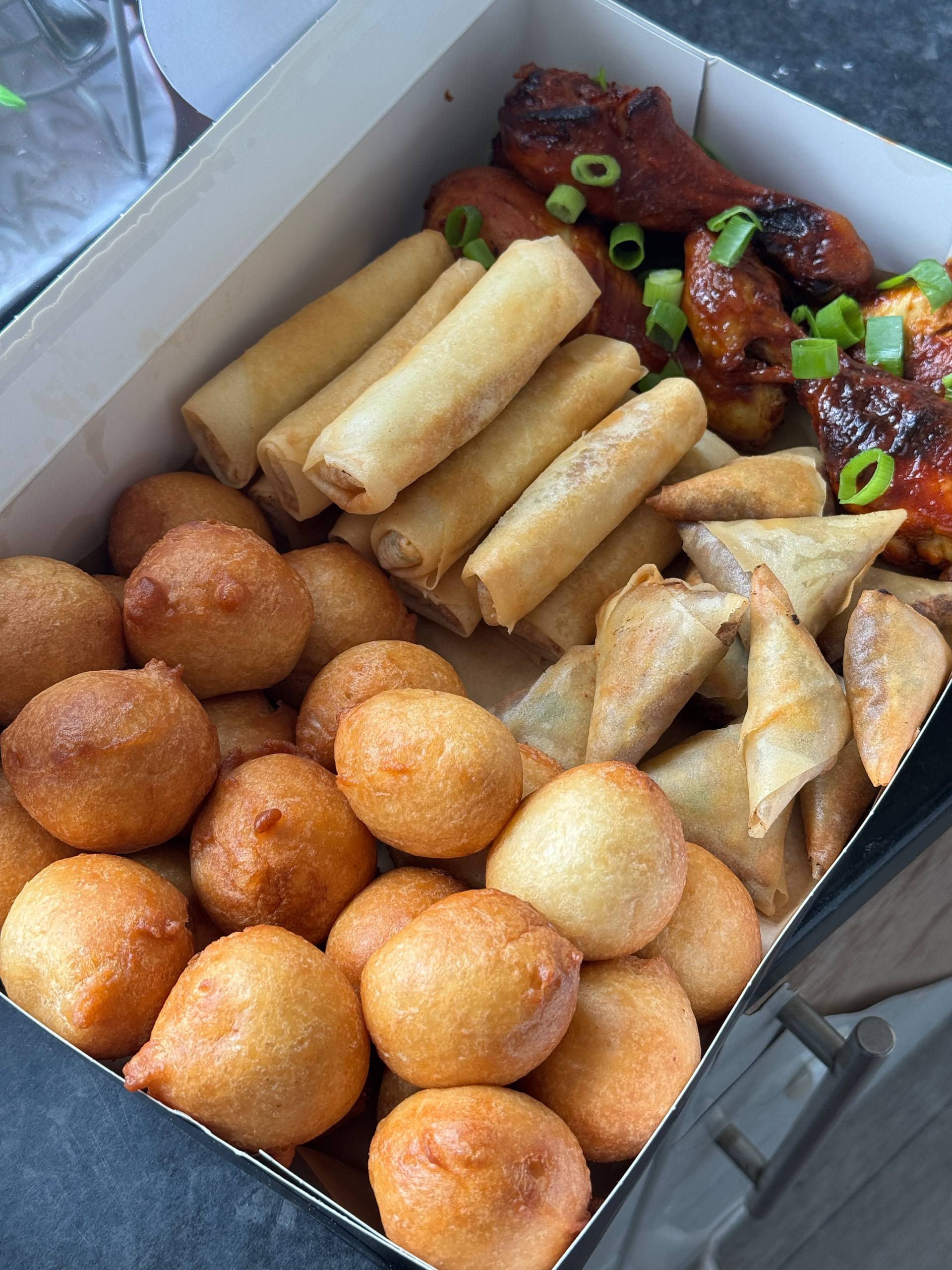 Nigerian small chops platter
